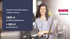 1800 zł premii od Millenium w ramach nowej promocji Bank Millennium