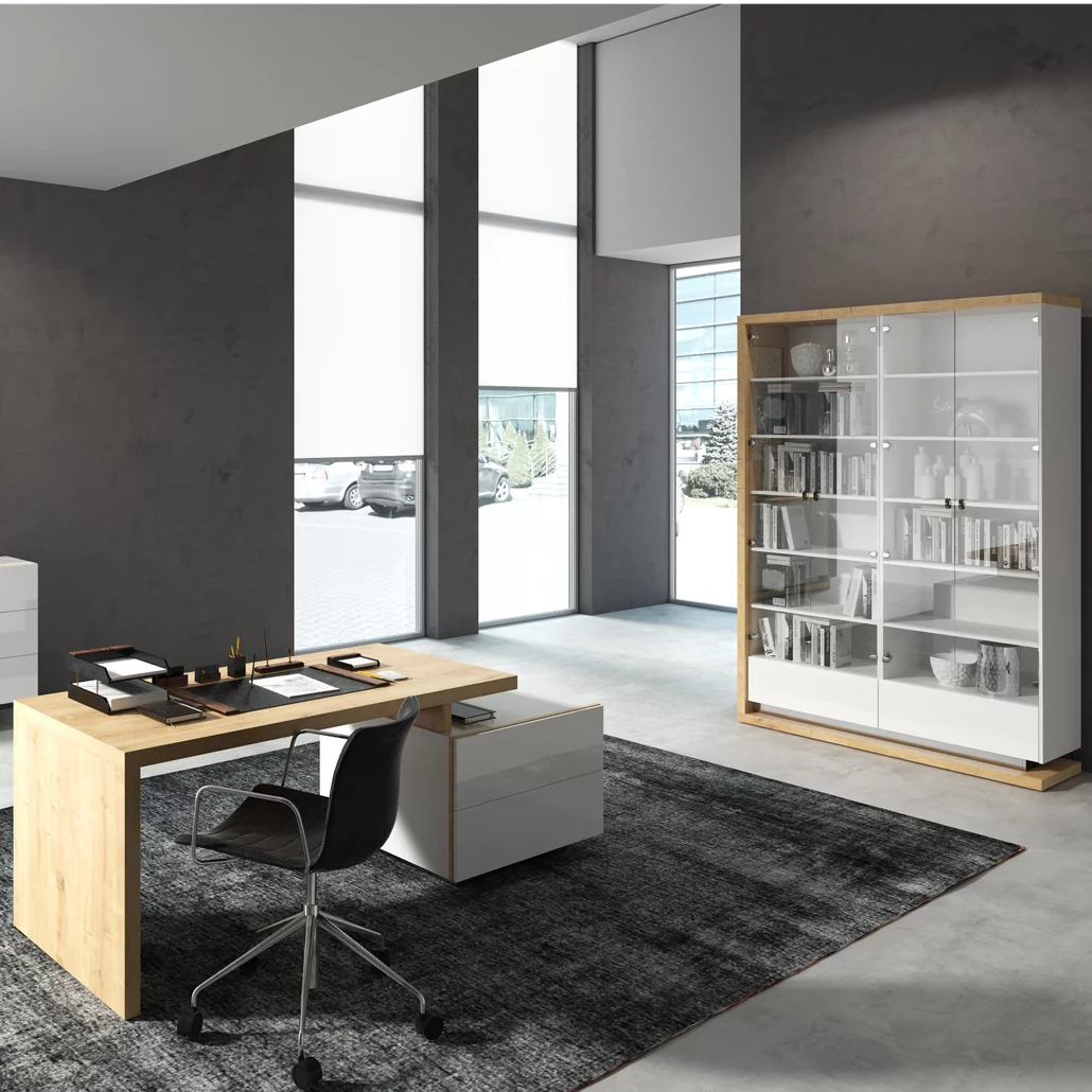 Home office – jakie meble są niezbędne do urządzenia domowego biura? 3 meble gabinetowe 3