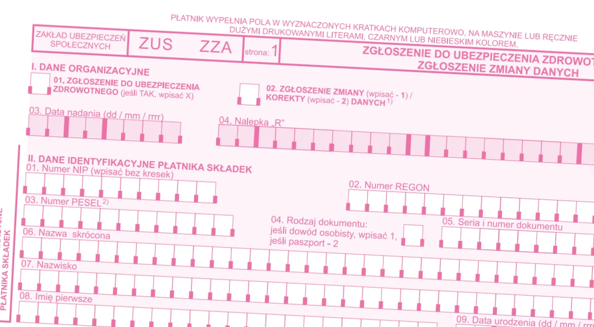 ZUS ZZA