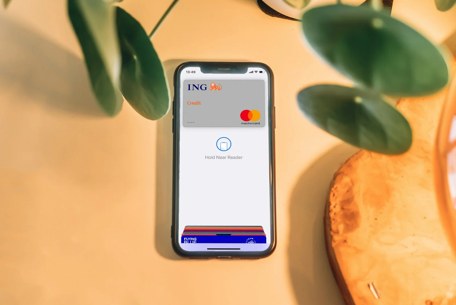 phone with ING app