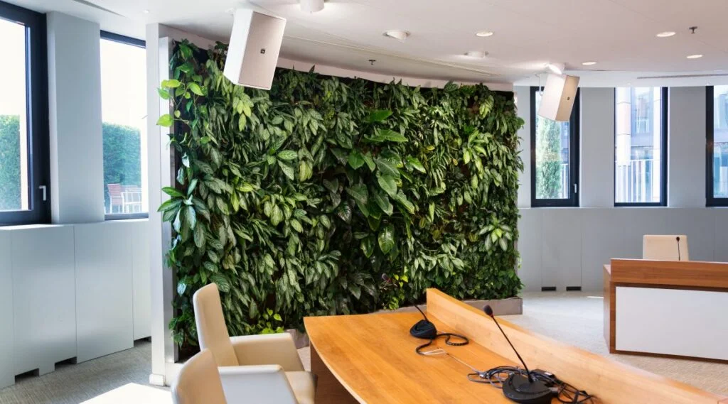 Jak być bliżej natury, będąc w biurze? Rośliny na wyciągnięcie ręki — system greenWalls