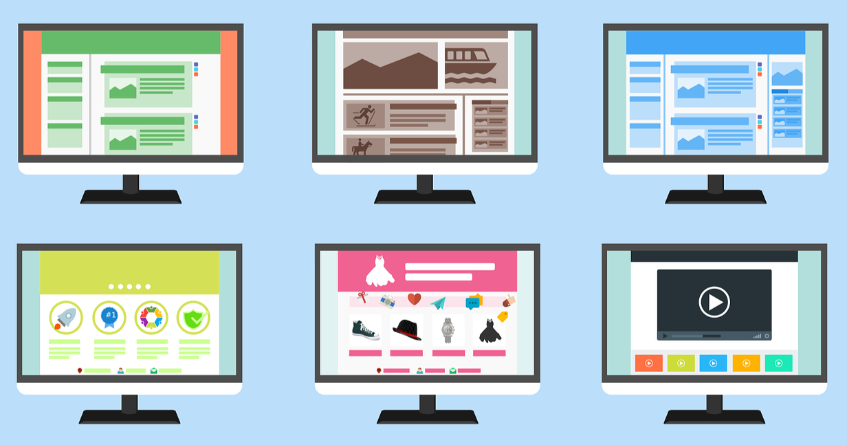 witryna, strona, szablon